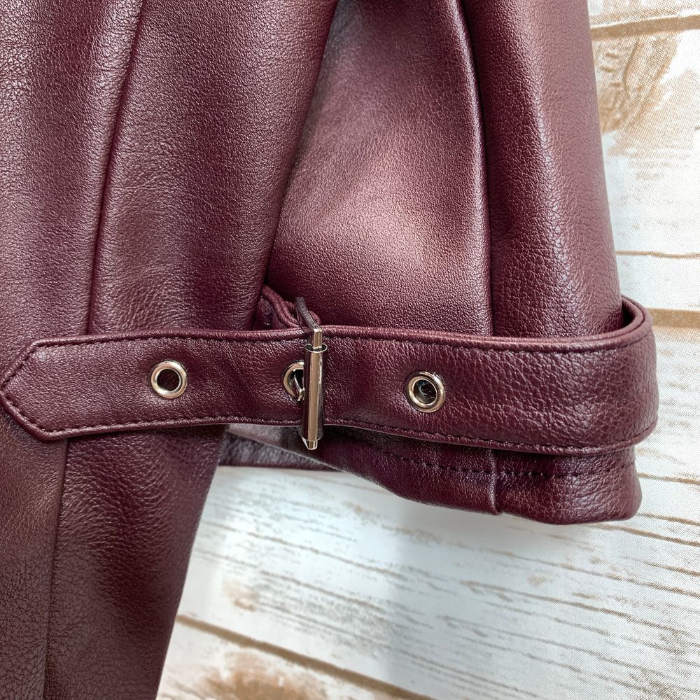 a.n.a Faux Leather Midweight Motorcycle Jacket - Picture 5 of 5